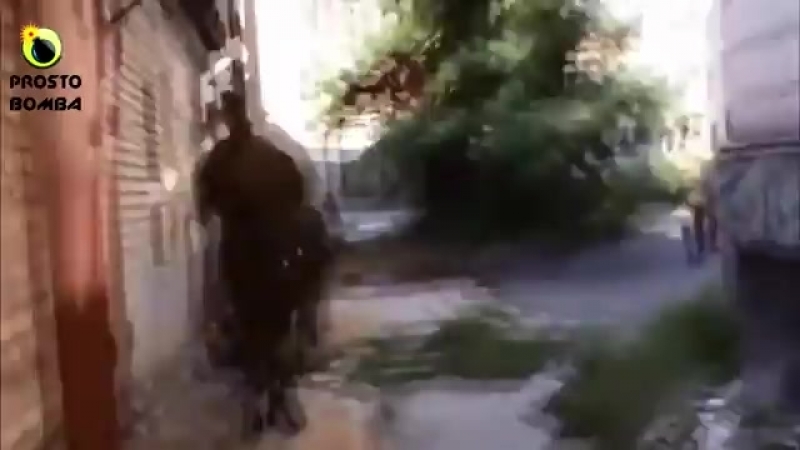 Подразделение моторолы зачищает илловайск, середина августа 2014 года