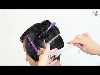 Graduated bob with cutting graphic by sck