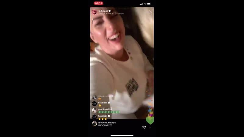 Прямые эфиры в «instagram» леди гаги