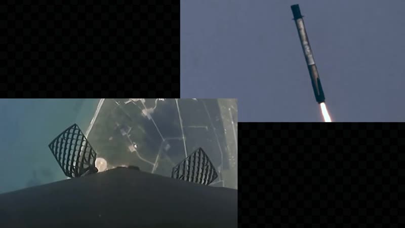Falcon porn video – Yesterday's falcon 9 crs 18 landing a cool synchronized view