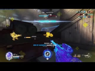 My teammate ana was picked, so i filled her role for some time