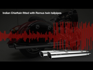 Remus exhaust sound for the indian chieftain