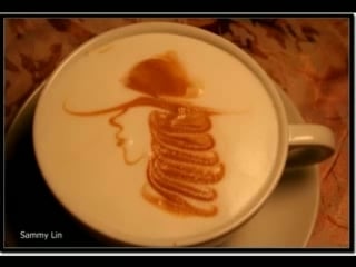 Latte art by sammy iin