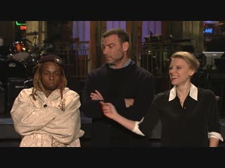 Lil wayne shows off his liev schreiber impression snl