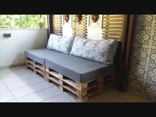 Sof de pallets f cil de fazer do it yourself pallets sofa diy