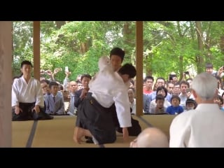 Mitsuteru ueshiba waka sensei aiki jinja taisai 2018, #хочувиваму