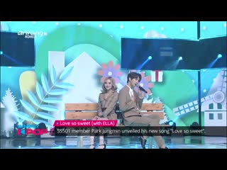 Park jungmin (with ella) love so sweet @ simply k pop 201127