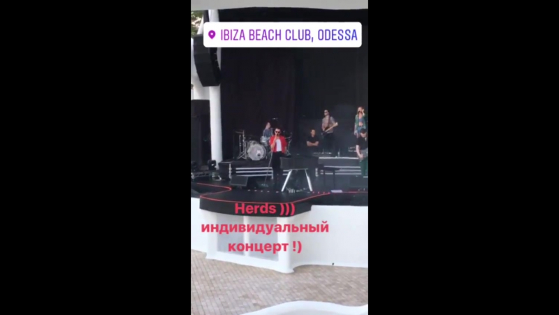 Hurts soundcheck ibiza beach club, odessa, ukraine