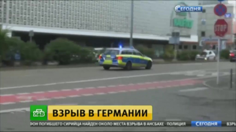 Взрыв в ансбахе устроил человек с взрывчаткой и металлическими предметами в рюкзаке