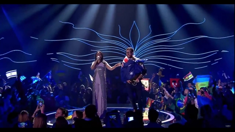 Австралиец показал жопу на евровидение 2017