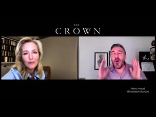Gillian anderson exclusive interview #thecrown #sexeducation #xfiles #nice #fran