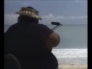 Israel kamakawiwo'ole (bruddah iz) white sandy beach (сша, гавайские острова)