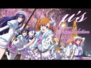 【μ's 2nd single】 snow halation 【russian adapted translation】