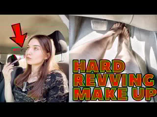 Regina make up revving black nylon high heels 4k hdr dolby vision