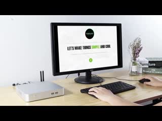 Xcy mini pc компьютер intel core i7 7500u i5 7200u процессор