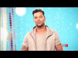 Channel nine christmas ident with ricky martin, kylie minogue (2013)