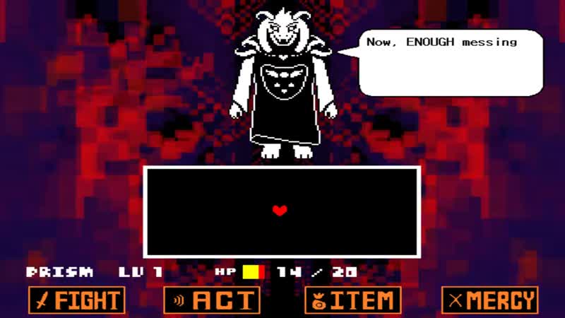 [prismaticangel] undertale pacifist route part 9 true final boss asriel dreemurr