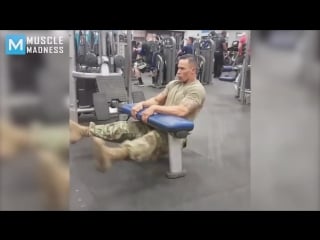 Super soldier fit strong muscle madness