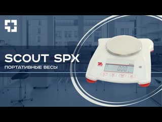 Scout spx семейство весов компании ohaus