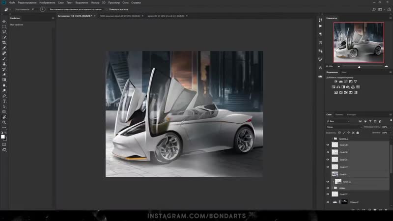 [bondarts] обработка фото в стиле киберпанк