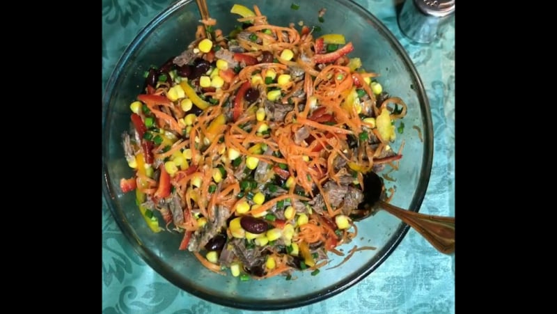 Салатик "мужской каприз"