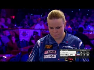 Corrine hammond vs anastasia dobromyslova (bdo world darts championship 2017 / semi final)