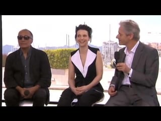 Copie conforme interview de abbas kiarostami, juliette binoche et william shimell