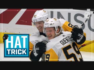 Jake guentzel leads the way with the hat trick