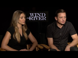 Elizabeth olsen jeremy renner exclusive making of wind river (2017)