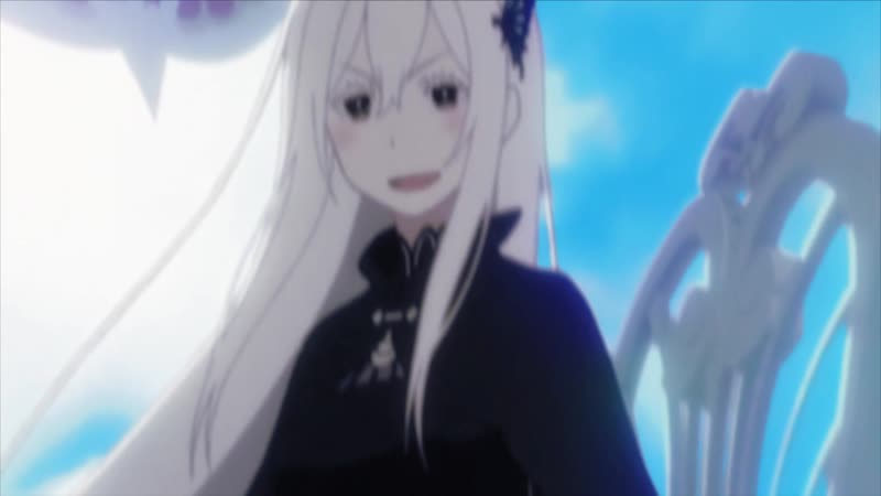 Rezero echidna art presentation animation