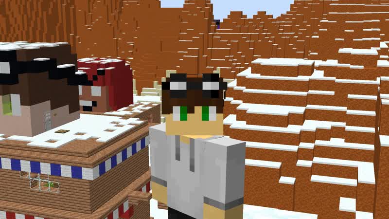 Медведь ниты пытается меня убить! бравлеры сошли с ума! бравл старс в майнкрафт