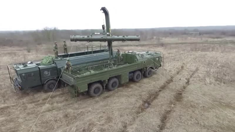 Учение с расчетами отрк «искандер» на кубани