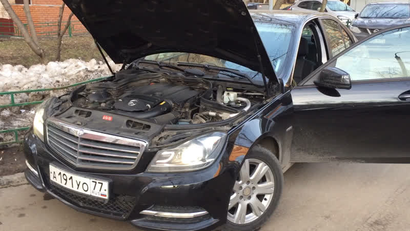 Осмотр mercedes c klasse w204, 2012