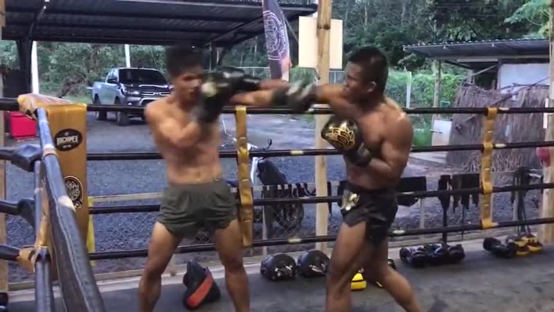 Буакав тренит в своём banchamek gym