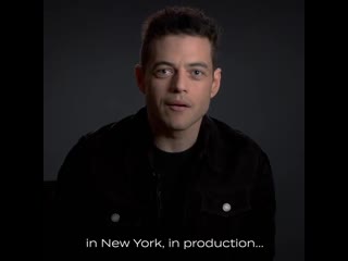 A word about #bond25 from rami malek