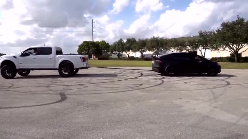 Anymore excuses ford if the p100d can do this! imagine what the cybertruck
