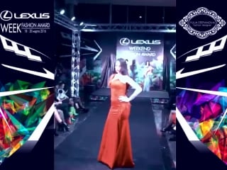 Lexus fashion week yulia stepanova