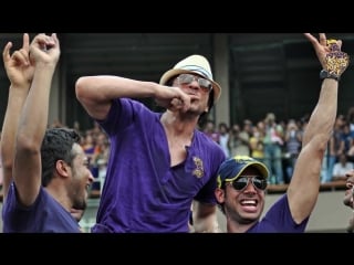 Cheer for kkr in ipl ¦ fan made jabra from fan (shahrukh khan) for kkr