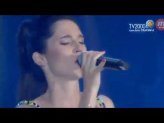 Lodovica comello non cadiamo mai (live)