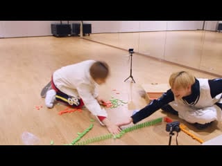 Chenji this and that playing dominoes