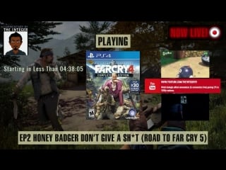 In far cry 4 only honey badgers can hear your screams! (road to far cry 5) (50 70% blind lp) ep 3