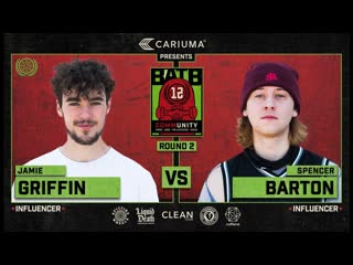 Batb 12 jamie griffin vs spencer barton round 2 battle at the berrics #berrics