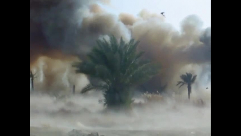 Ирак саперы вс сша подрывают заминированный автомобиль