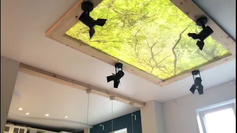 Световое фальш окно от компании конкорд