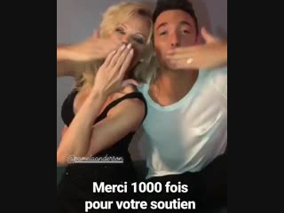 Pamela anderson & maxime dereymez dals 2018