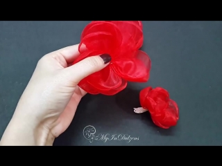 ❀ ♡ ❀ organza english rose tutorial ❀ ♡ ❀