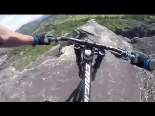 Crazy mountain biking pov so much nope