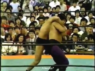 Akira maeda, super tiger vs yoshiaki fujiwara, osamu kido (uwf vs uwf)