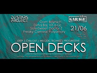 Live dj stars project #opendecks party 21/06/2019