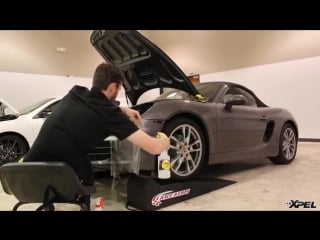 2013 drop top porsche boxter gets xpel ultimate self healing clear bra